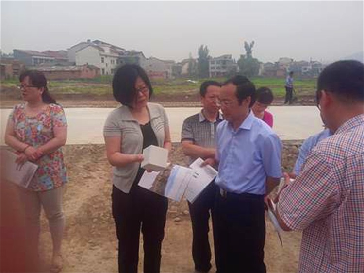 汉阴县人民政府主要陪同市发改委莅临我公司调研项目建设